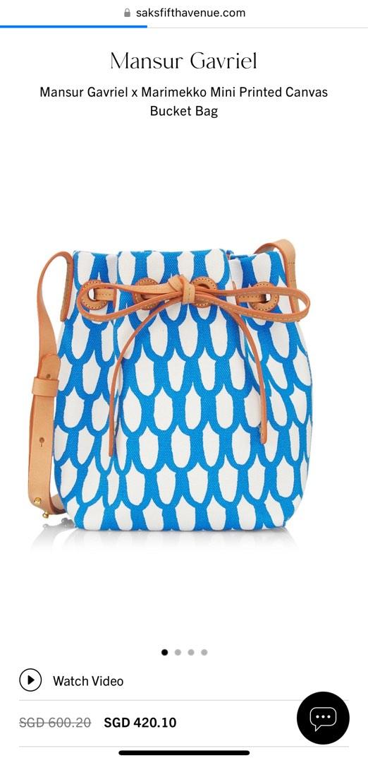 Mansur Gavriel Mansur Gavriel MG X Marimekko Small Tote - Suomo 355.00