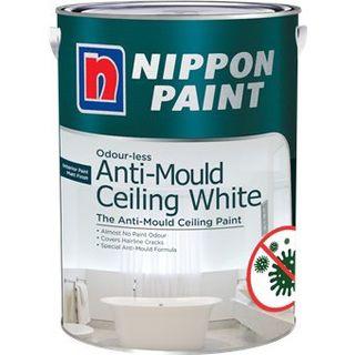 5 Litres Brand NEW Nippon Paint ANTI-MOULD Ceiling White 5 Litres