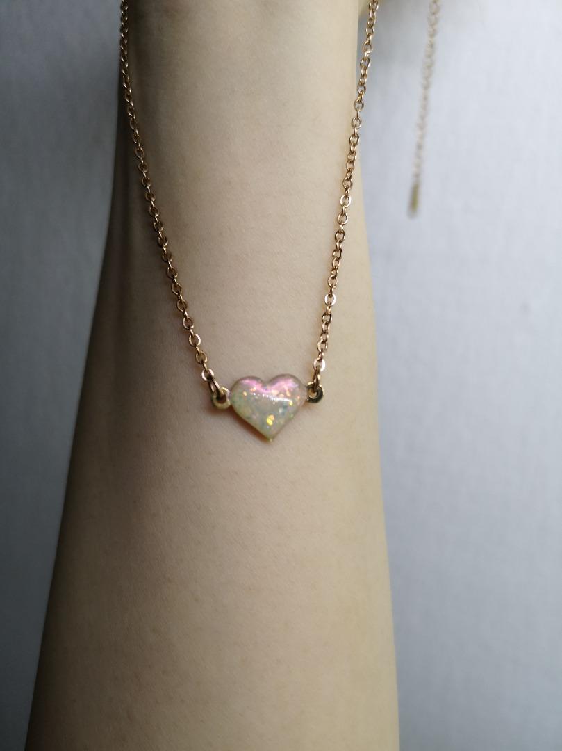 Breastmilk keepsake necklace jewelry 316 stainless steel Rose Gold