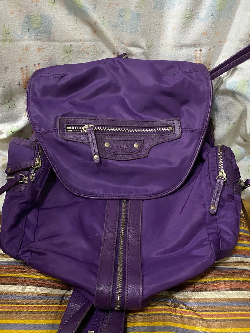 Brera Violet Backpack, Women's Fashion, Bags & Wallets, Backpacks on