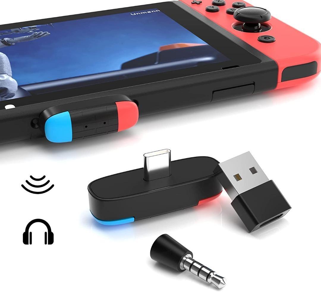 C2959] Bluetooth Adapter for Switch/Switch Lite/PS4/PS5/PC/TV