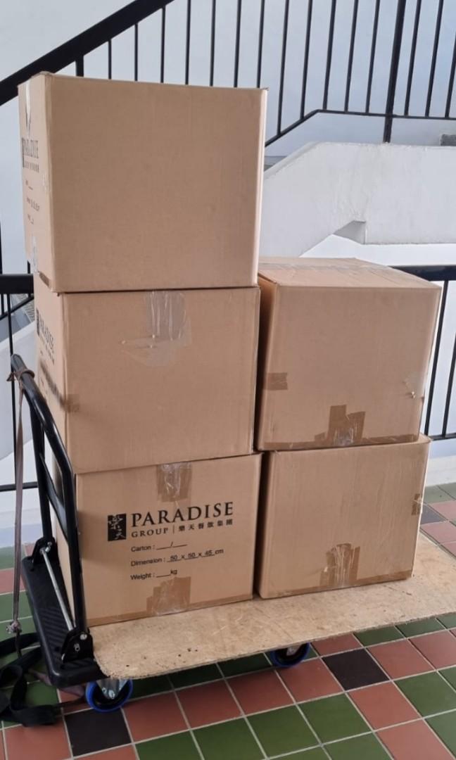 Carton boxes for sale! New 5/Recon 3 (min.10pcs), Furniture & Home