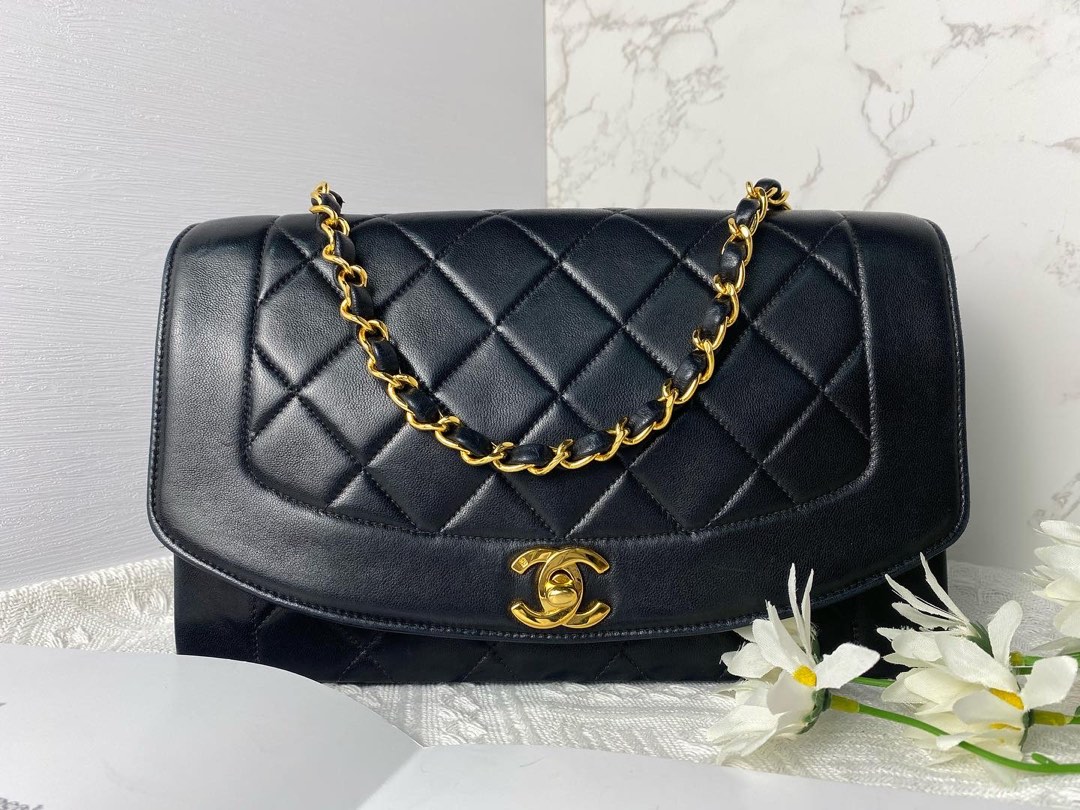Chanel Diana Medium Flap, Luxury, Bags & Wallets on Carousell