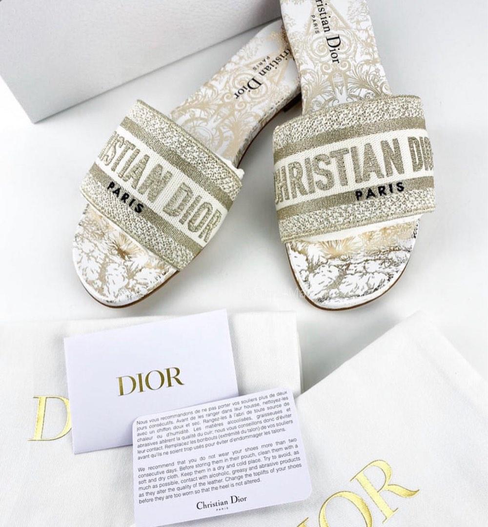 100% Authentic Christian Dior Shoes (KLCC boutique), Women's Fashion,  Footwear, Flats on Carousell