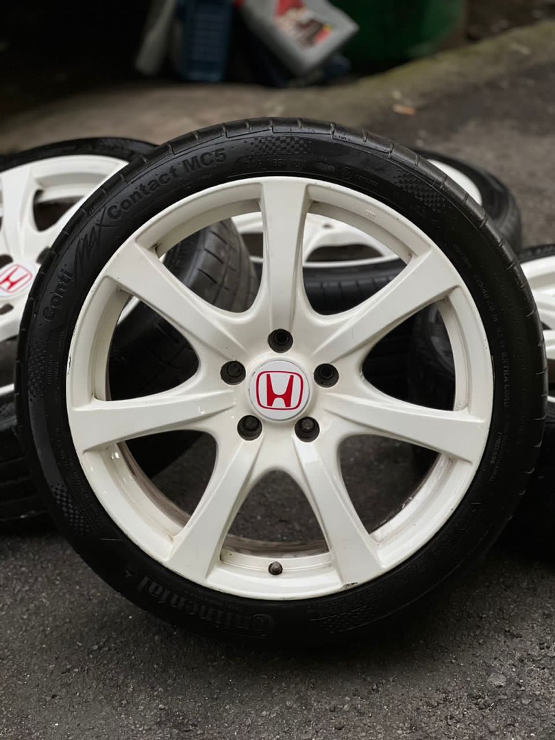 civic type r 18 inch sports rim tyre 70, Auto Accessories on Carousell