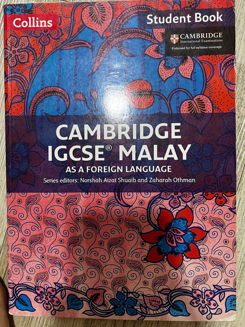 COLLINS CAMBRIDGE IGCSE MALAY AS A FOREIGN LANGUAGE, Hobbies & Toys