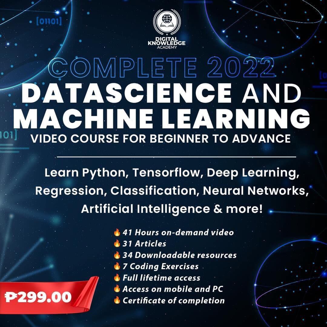 Complete Data Science & Machine Learning Training (Beginner To Advance ...