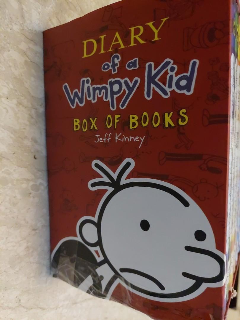 Diary of a wimpy kid box of books collection of 19 books, Hobbies & Toys,  Books & Magazines, Children's Books on Carousell