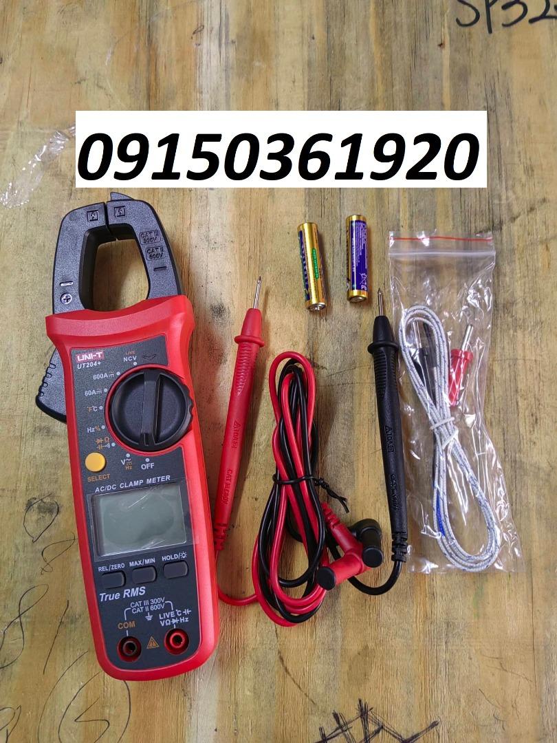 Digital Clamp meter (Category: Construction Tools & Equipment) located in Manila. Submitted by 09150361920ronvillaflor (Listing ID 1185916758, Image 1). Description: Digital Clamp meter Specs: AC DC Current: 600A AC DC Voltage: 600V Model: UNI-T UT204+ Price: 6,900/unit Welcome to "Takezo Industrial Supply" For inquiries GLOBE:📞 ☎ 0915-036-1920 VIBER:📞 ☎ 0915-036-1920 Email me@ 📫 📑 r-o-n-.-t-a-k-e-z-o-i-n-d-u-s-t-r-i-a-l-@-g-m-a-i-l-.-c-o-m C