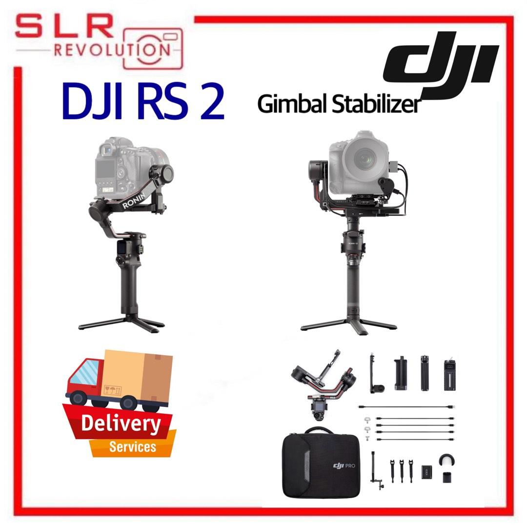 DJI RS 2 - 3-Axis Gimbal Stabilizer for DSLR and Mirrorless Cameras, Nikon,  Sony, Panasonic, Canon, Fuji, 10lbs Tested Payload, 1.4” Full-Color