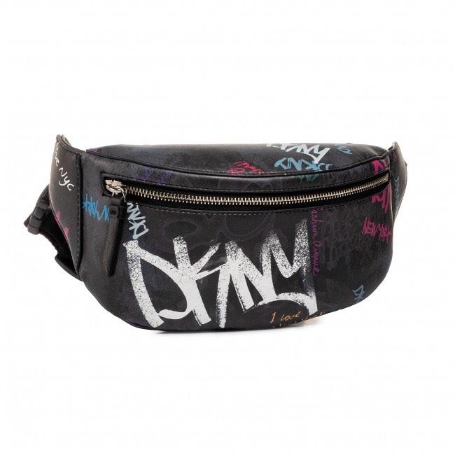 DKNY Tilly Logo Graffiti Belt Bag Waist Bag