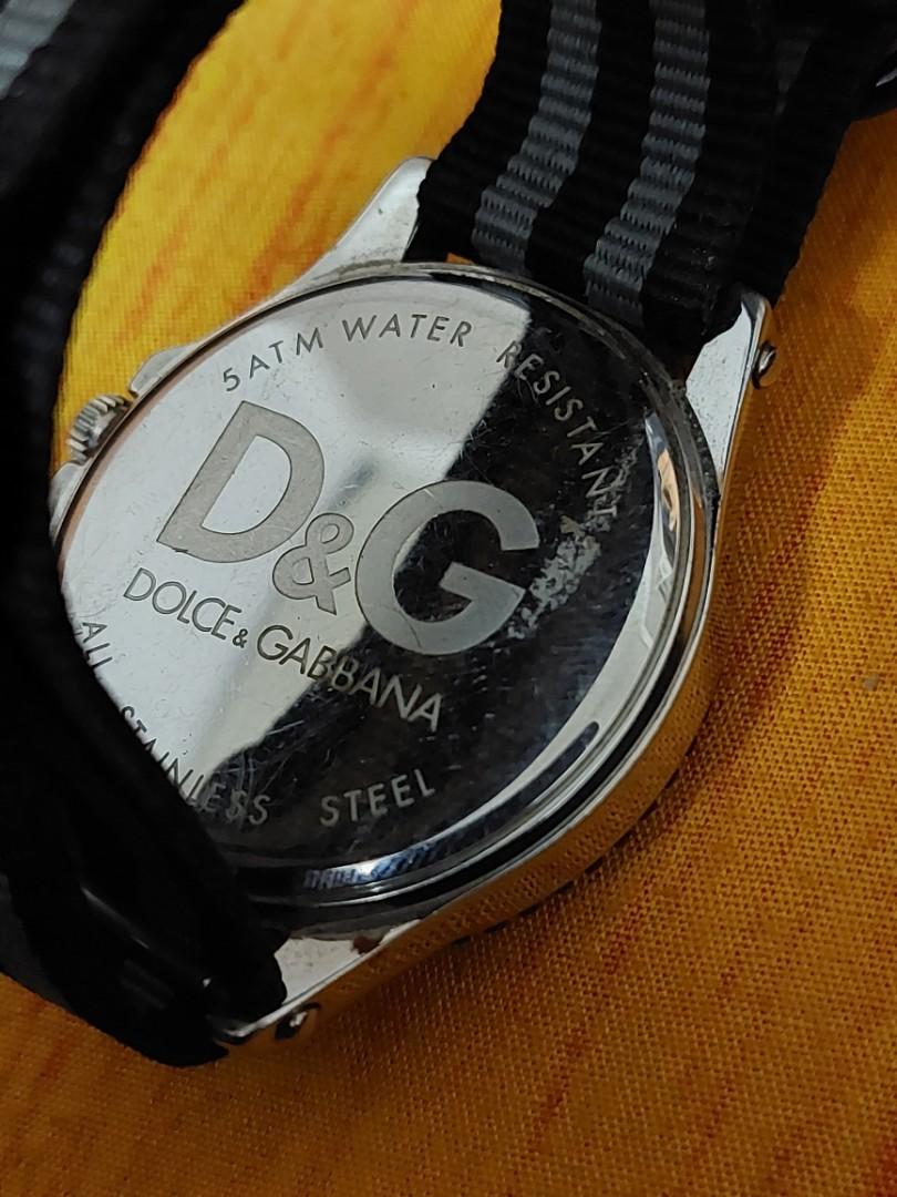 Dolce gabbana time 5 atm hotsell water resistant all stainless steel