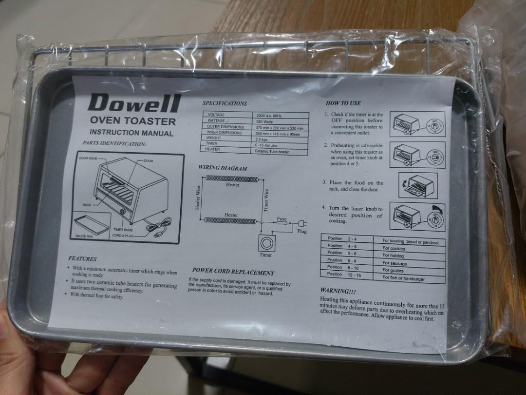 Dowel toaster DOT 615, TV & Home Appliances, Kitchen Appliances, Ovens