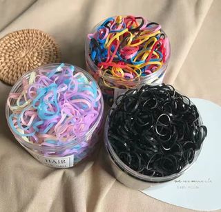 1000pcs Mini rubber bands hair ties kids, Women's Fashion, Watches &  Accessories, Hair Accessories on Carousell