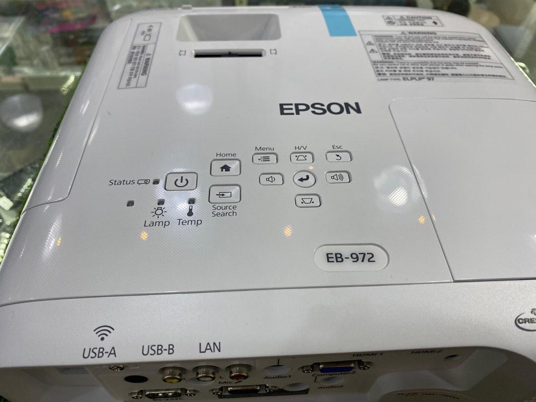 EPSON EB972 XGA 3LCD PROJECTOR, TV & Home Appliances, TV