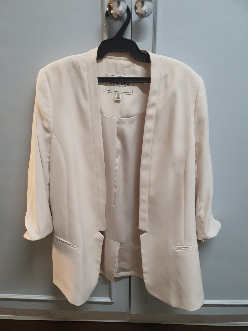 Evernew Light pink blazer, Women's Fashion, Coats, Jackets and ...