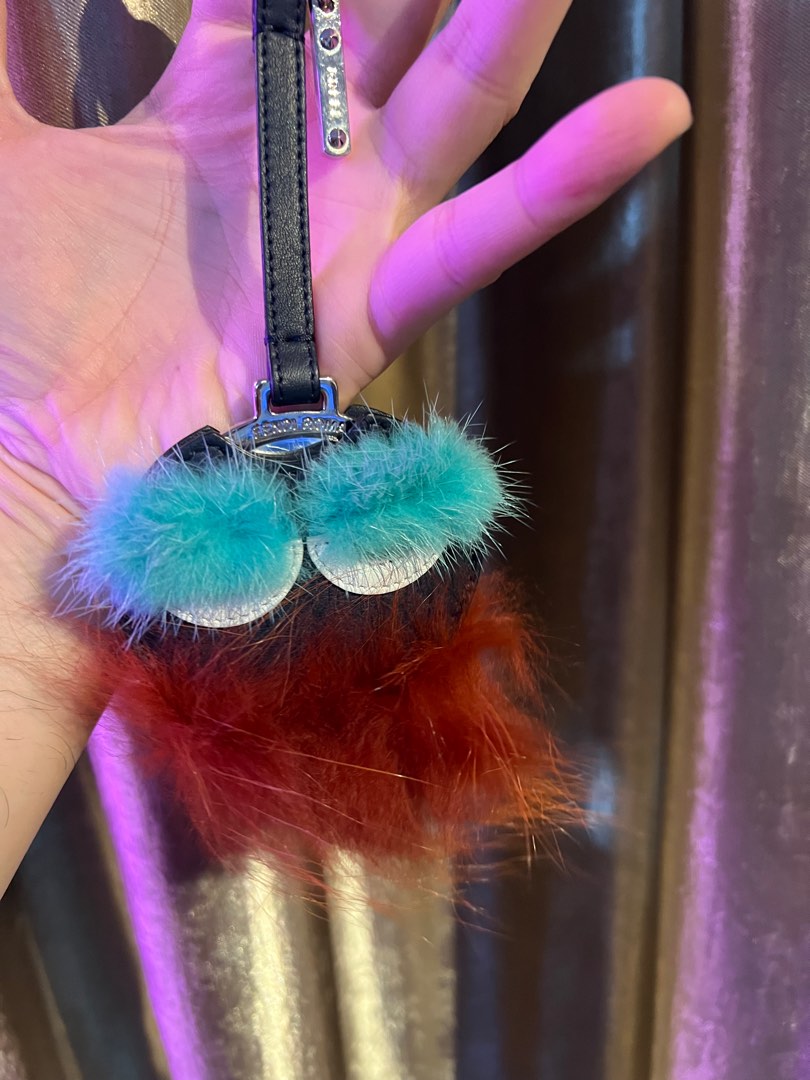 Fendi fur clearance bag charm