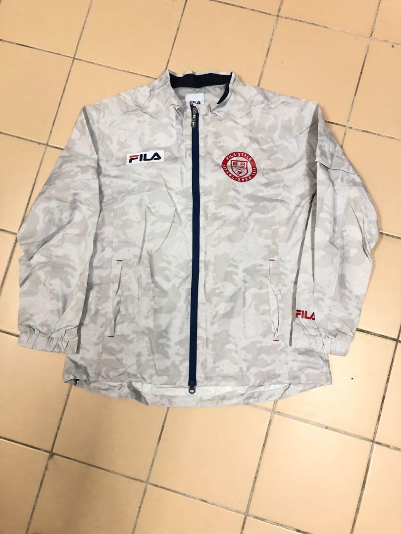 Fila Hiking Jacket Pants In Bag Men s Fashion Coats Jackets