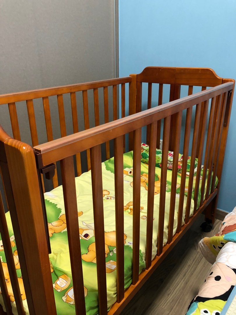 Foldable Baby Cot, Babies & Kids, Baby Nursery & Kids Furniture, Cots