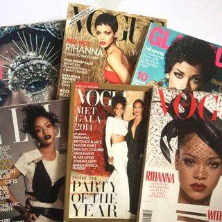 Foreign Rihanna magazines