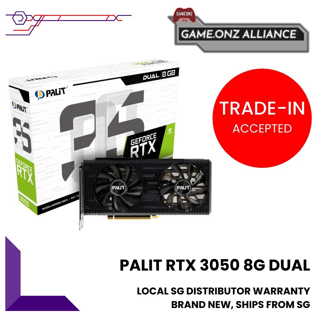 FREE SHIPPING | PALIT RTX 3050 DUAL 8G GAMING GRAPHICS CARD NVIDIA GEFORCE  RTX3050 COMPONENT VGA GPU COMPONENTGPU GPUPALIT