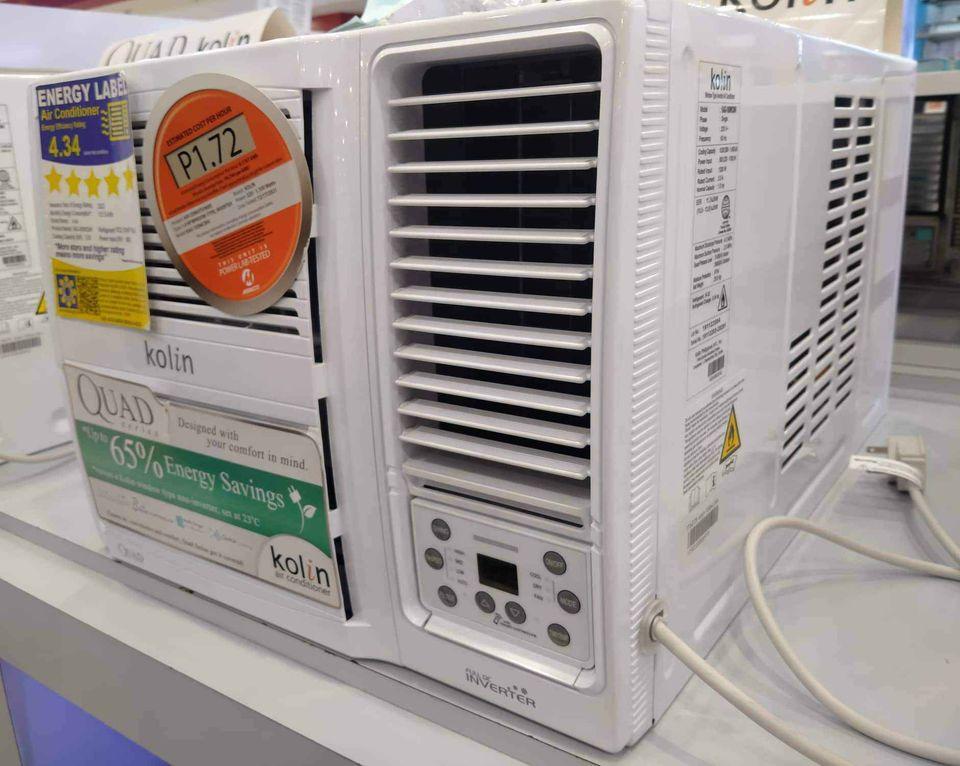 FULL DC INVERTER QUAD SERIES KOLIN WINDOW TYPE, TV & Home Appliances ...