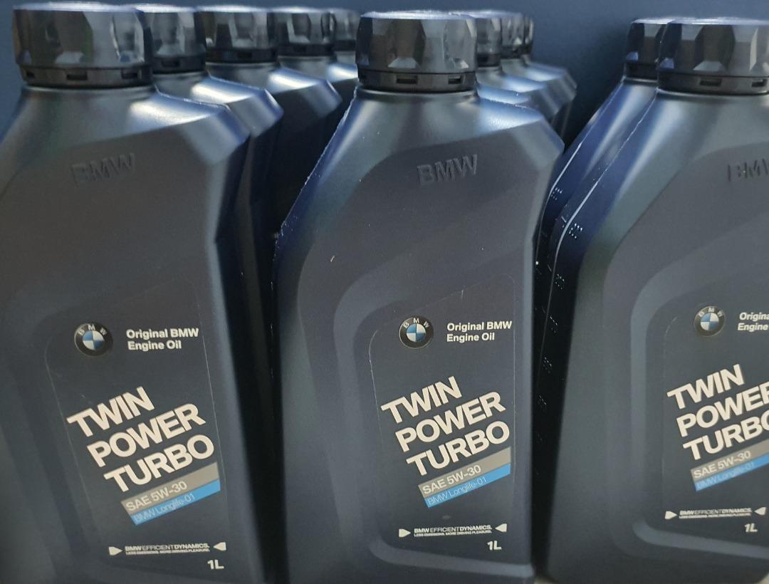 GENUINE BMW TWINPOWER TURBO ENGINE OIL LONGLIFE-01 5W-30 MADE IN ...