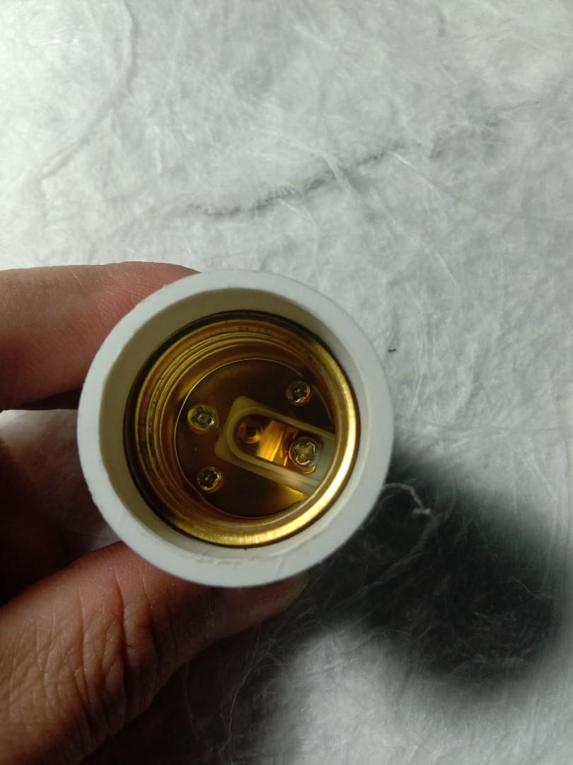 GU10 to E27 Adaptor, Furniture & Home Living, Lighting & Fans, Lighting ...