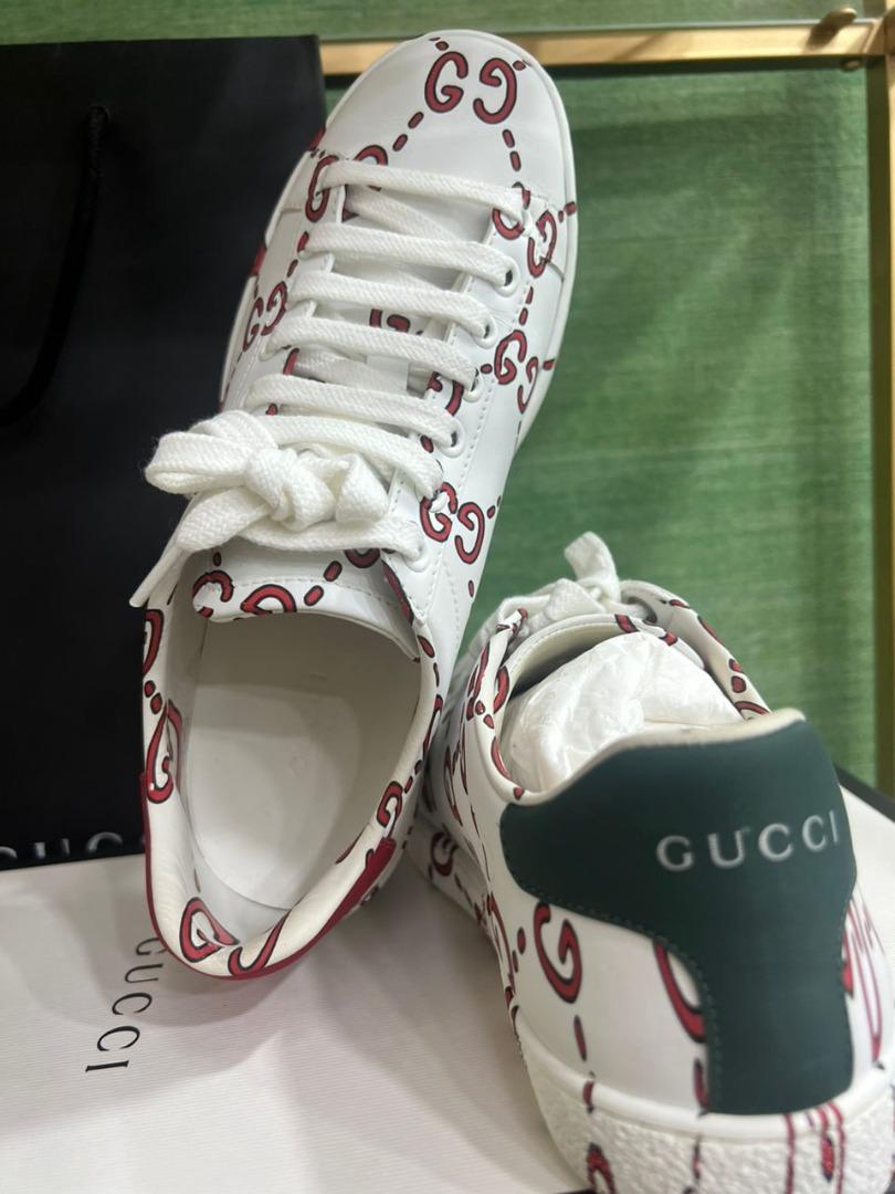 Gucci shoes gg print sale