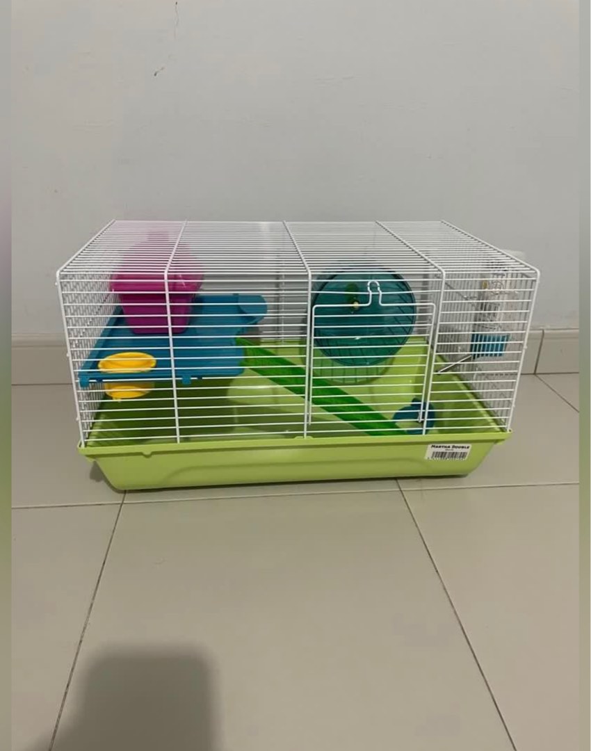 hamster cage colorful