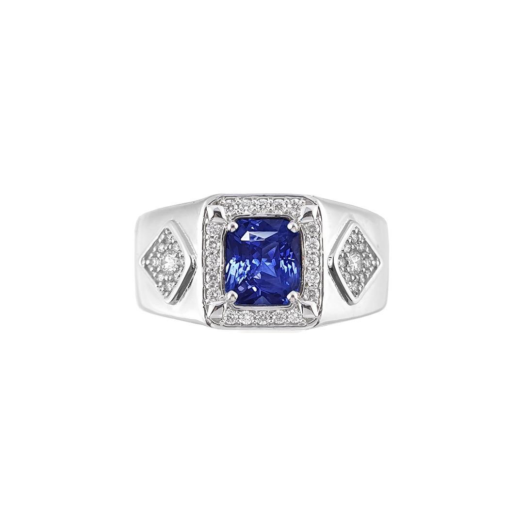 Mens halo ring on sale