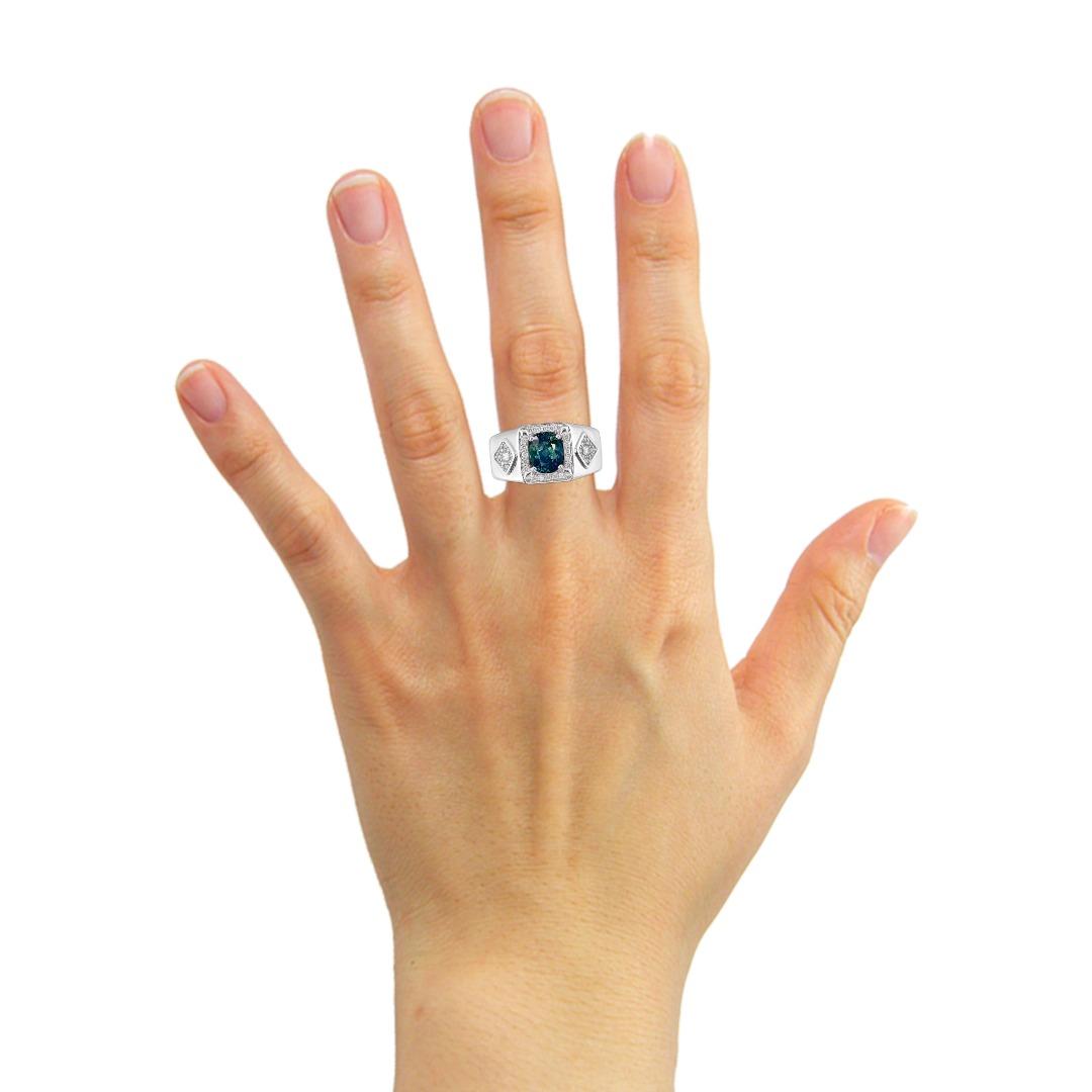 Mens halo ring on sale
