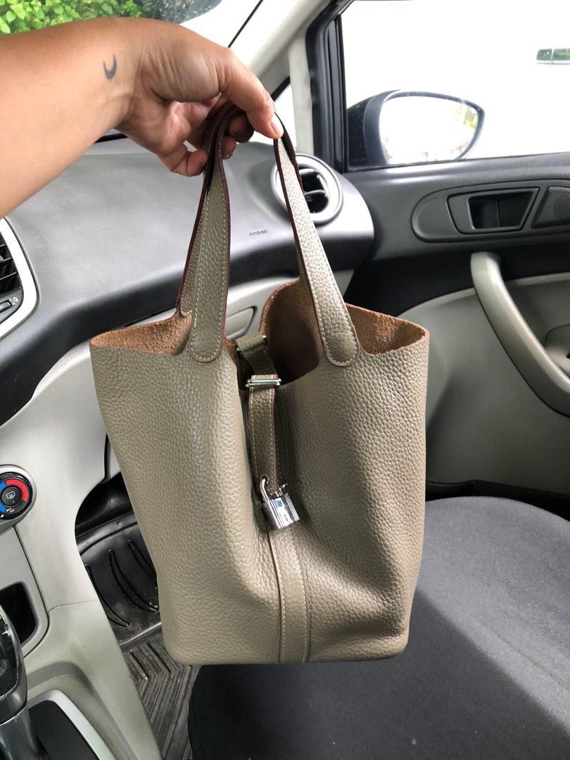 hermes picotin black