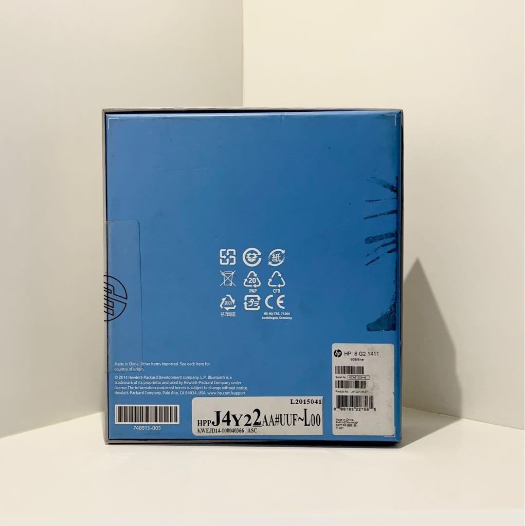 Hewlett Packard - HP 8 G2 1411 CA Tablet - good working condition (Category: Android) located in Manila. Submitted by rogue_ph (Listing ID 1185926561, Image 3). Description: HP 8 G2 1411 CA Tablet (with Original Cable, Charger and box) Features - Product Name: 1411 - Product Number: J4Y20AA - Microprocessor: 1.2 GHz Allwinner A33 ARM Cortex A7 Quad Core Processor - Memory: 1GB DDR3 - Storage: 16GB eMMC - Display: 7.85-inch diagonal multi-touch IP