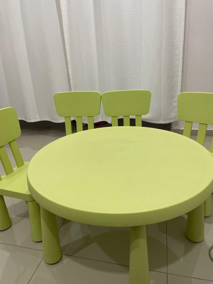 Ikea mammut round sales table