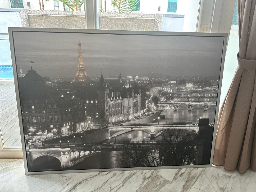IKEA large Paris wall art, Furniture & Home Living, Home Decor, Frames