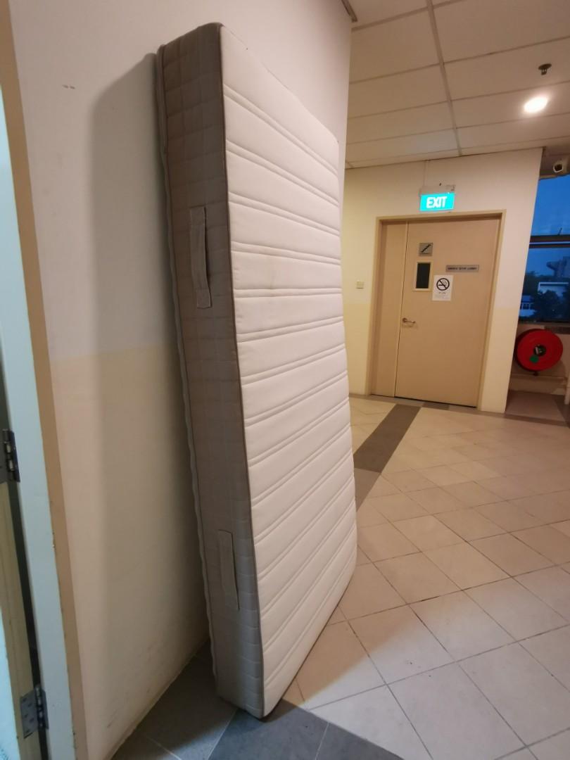 Ikea Single Mattress, Furniture & Home Living, Furniture, Bed Frames