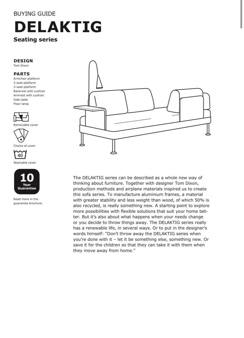 Ikea Sofa, Furniture & Home Living, Furniture, Sofas on Carousell