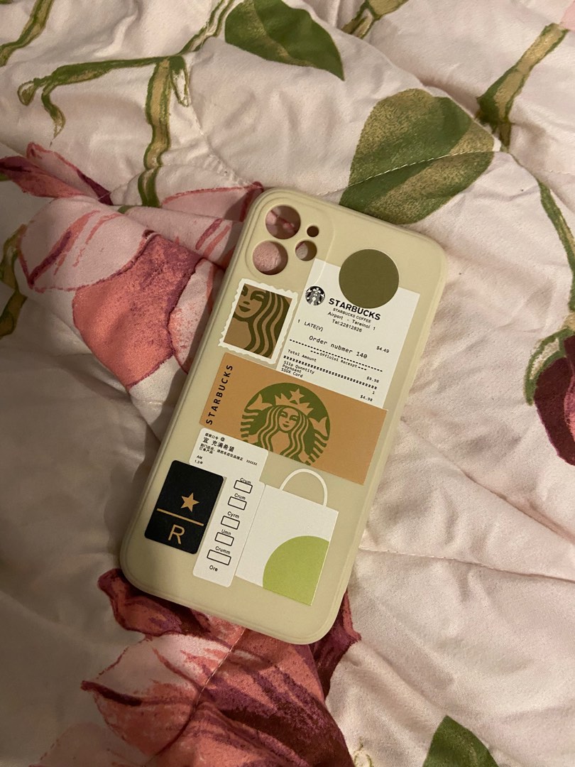 IPHONE 11 STARBUCKS DESIGN CASE, Mobile Phones & Gadgets, Mobile & Gadget Accessories, Cases
