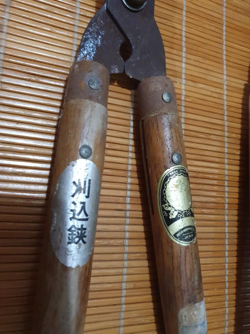 Japanese hedge shears grass cutter scissors, Furniture & Home Living