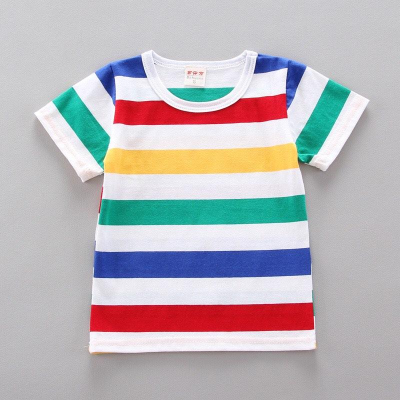 Kids set baby boy clothes children s rainbow suspenders girls
