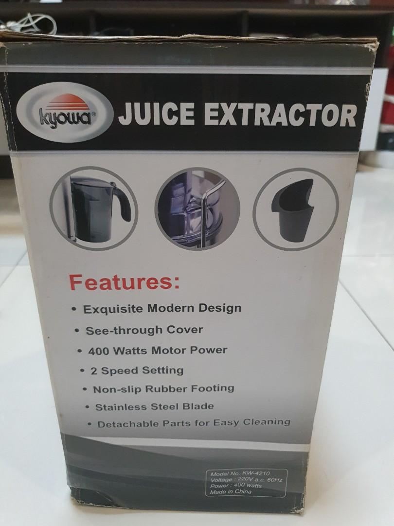 Kyowa Juice Extractor, TV & Home Appliances, Kitchen Appliances