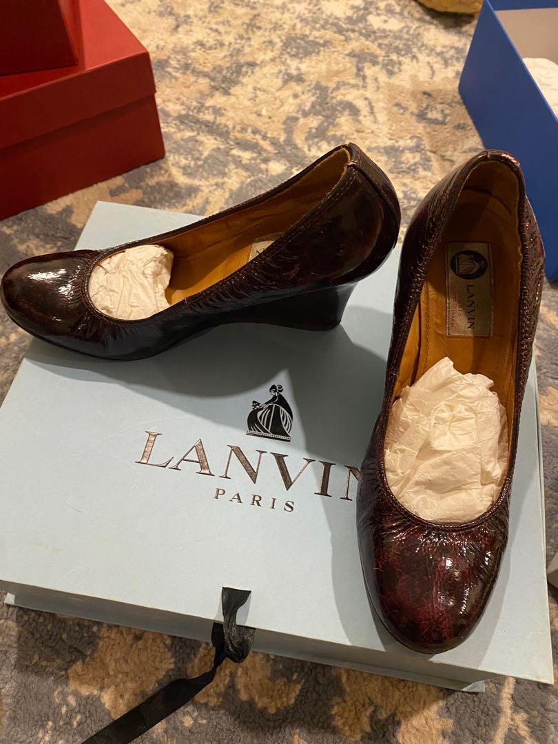 Lanvin wedges hot sale