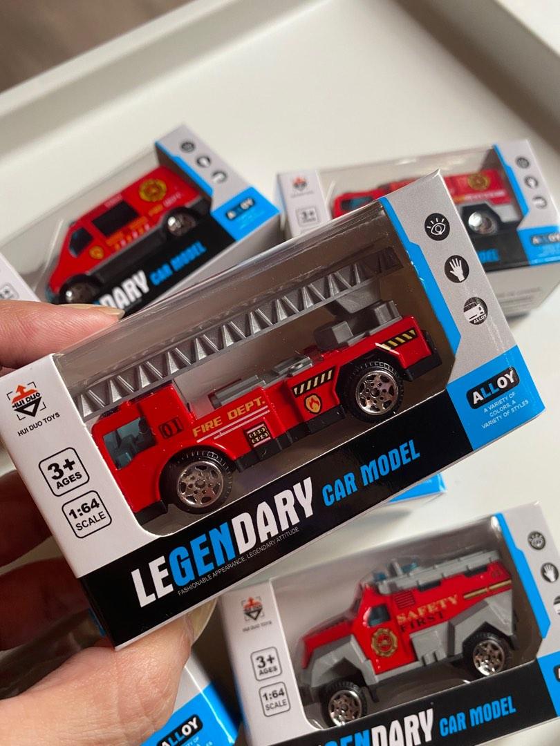 Toy car - Firefighter Mini toy car (Category: Vehicle & Diecast Models) located in Quezon City. Submitted by irenerc (Listing ID 1185981573, Image 3). Description: Brand New P100 EACH —- SALE 50 each *** FIXED PRICE *** Shoppee Checkout for SF available. Style Diecast car Toy hotwheels style Type Car Material Zinc alloy Plastic Type ABS Scale 1:64 Carton size 33*18*17.5cm Color Picture Shown Description Gifts Usage Kids Gift Product name Die Cast