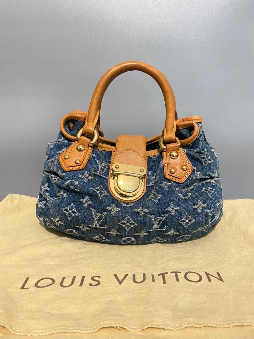 💯Authentic Louis Vuitton Denim Pleaty Bag, Luxury, Bags & Wallets on  Carousell