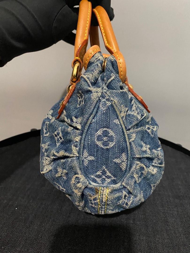 Louis Vuitton Pleaty Pink Denim Bag ○ Labellov ○ Buy and Sell