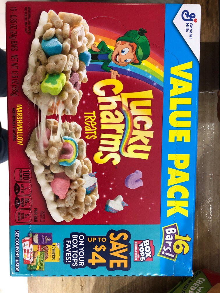 お買得】 General Mills Lucky Charms Marshmallow Flavored Bars Pack of 2  lalbarta.com
