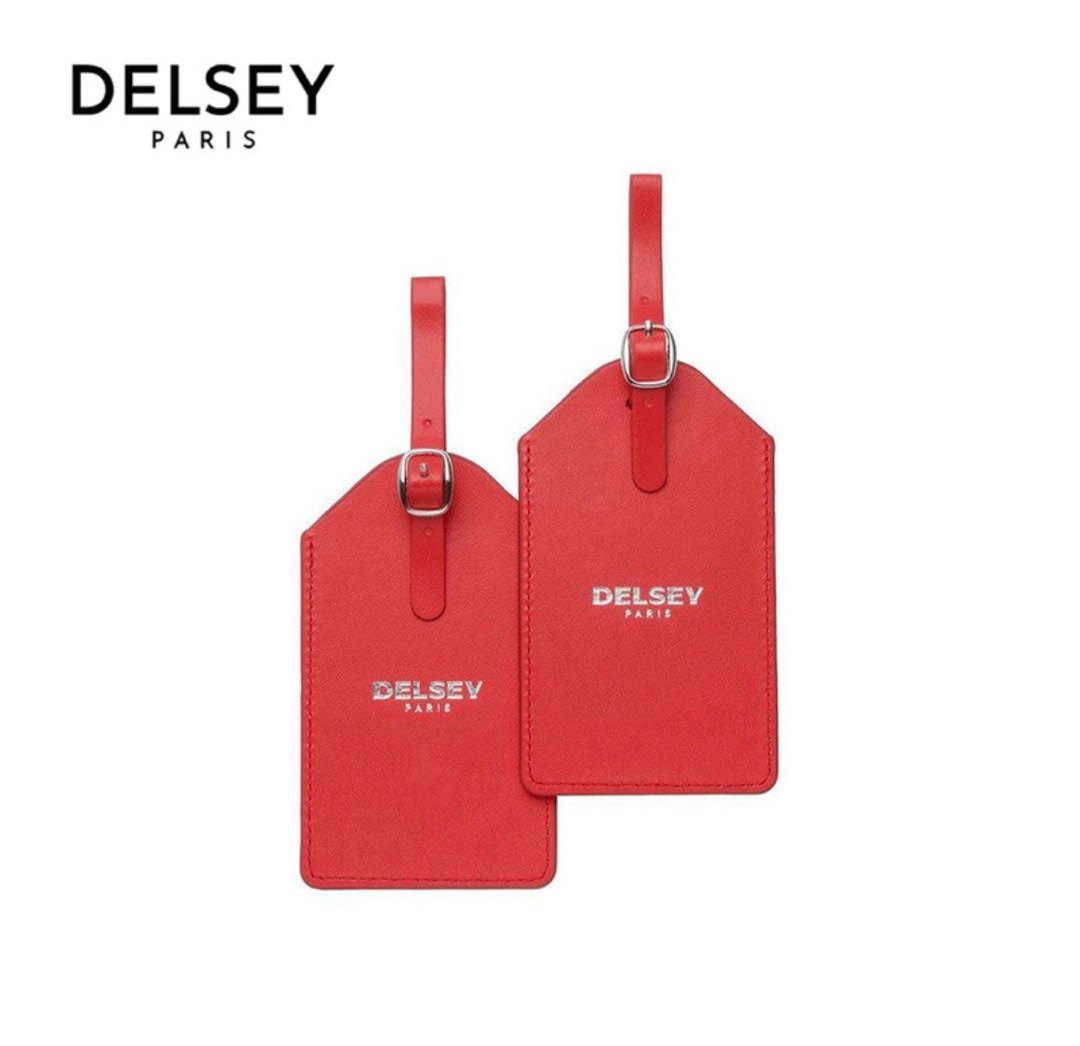 Luggage tag Delsey Paris, Hobbies & Toys, Travel, Luggage on Carousell