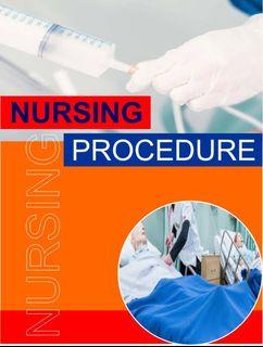 Manual of Nursing Procedures and Techniques
