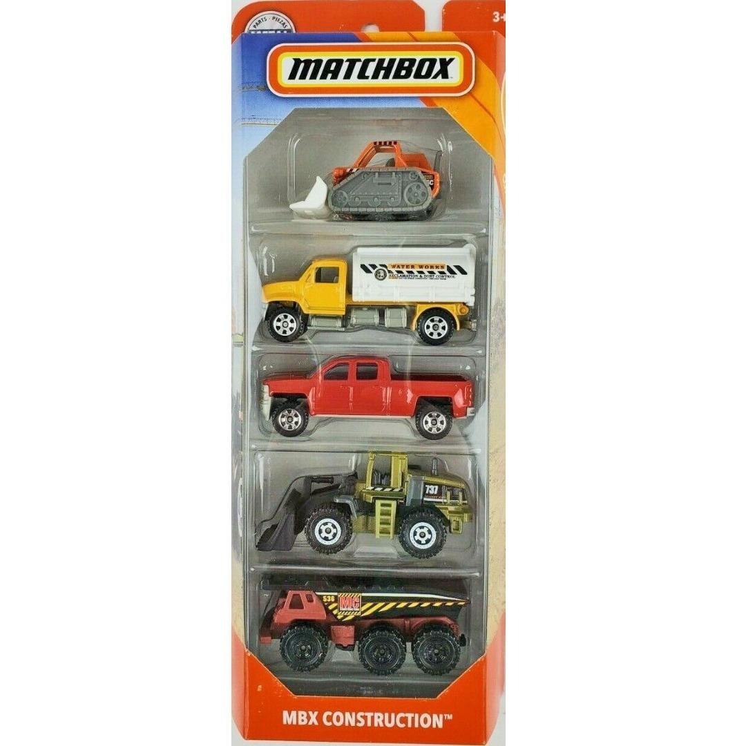 Matchbox MBX Construction Diecast Toy Vehicles 5-Pack Toys Set, Hobbies ...